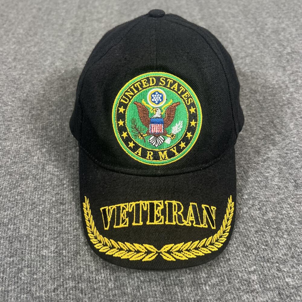 United States Army Hat Cap Strap Back Mens Scrambled Eggs Veteran Military